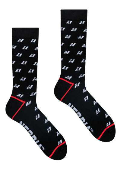 NEBBIA • N-pattern vysoké ponožky • NEBBIAshop.sk