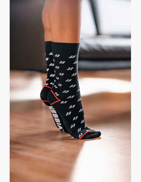 NEBBIA • Calze alte a motivo N • NEBBIAshop.it