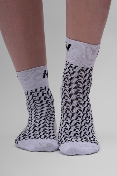 NEBBIA “HI-TECH” N-pattern crew ponožky • NEBBIAshop.cz 2