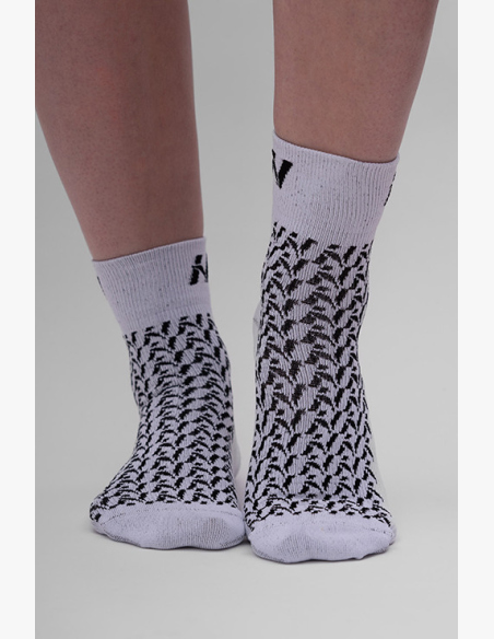NEBBIA “HI-TECH” N-pattern crew socks • NEBBIAshop.cz