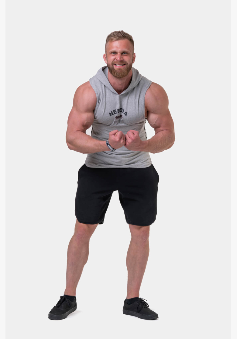 NEBBIA • Legend-approved sleeveless hoodie • NEBBIAshop.com NEBBIA • Legend-approved sleeveless hoodie • NEBBIAshop.com
