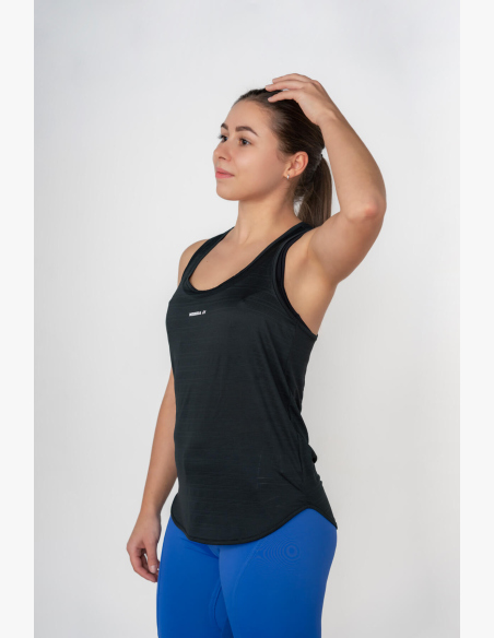 NEBBIA • FIT Activewear tielko “Airy” s reflexným logom • NEBBIAshop.sk