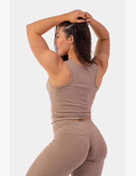 NEBBIA • Canottiera a costine in cotone organico • NEBBIAshop.it
