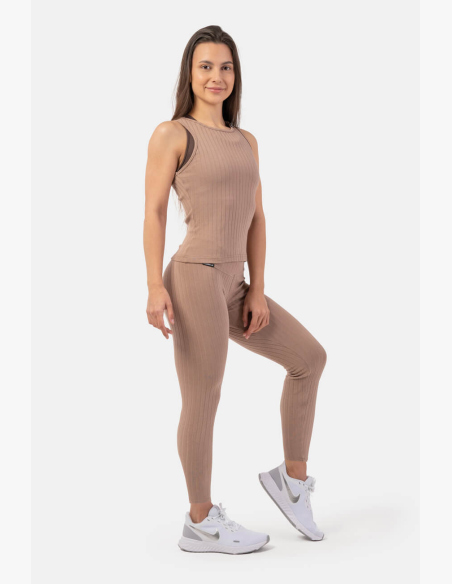 NEBBIA • Prúžkovaný úpletový top z organickej bavlny • NEBBIAshop.sk