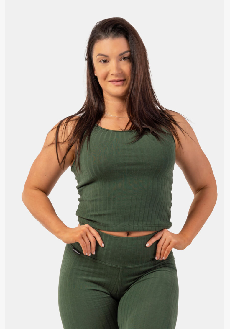NEBBIA • Ribbed knitted tank top made of organic cotton • NEBBIAshop.cz NEBBIA • Ribbed knitted tank top made of organic cotton • NEBBIAshop.cz