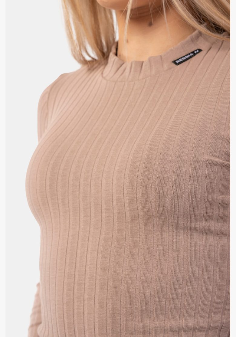 NEBBIA • Maglietta a coste in cotone organico • NEBBIAshop.cz NEBBIA • Maglietta a coste in cotone organico • NEBBIAshop.cz