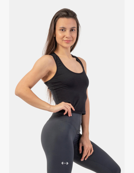 NEBBIA • Sports slim-fit crop tank top • NEBBIAshop.cz