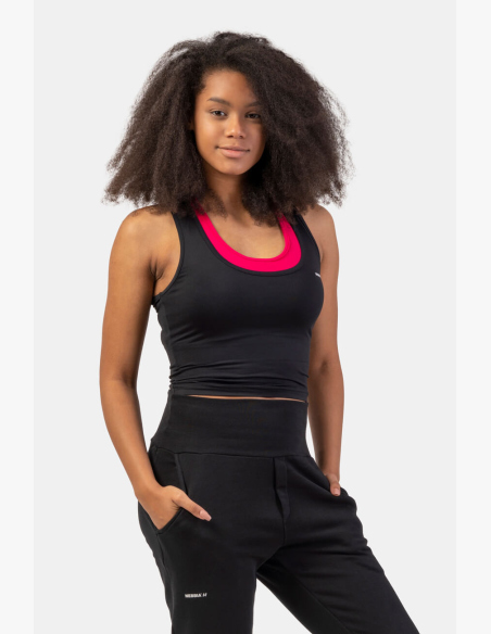 NEBBIA • Sports slim-fit crop tank top • NEBBIAshop.cz