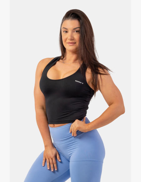 NEBBIA • Canotta crop slim-fit sportiva • NEBBIAshop.it