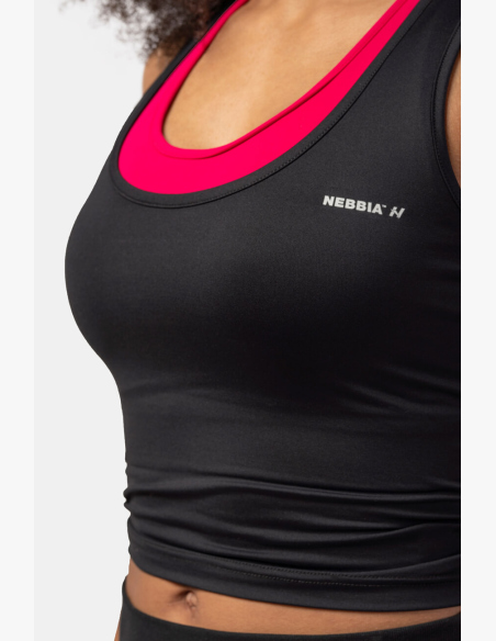 NEBBIA • Športové slim-fit crop tielko • NEBBIAshop.sk
