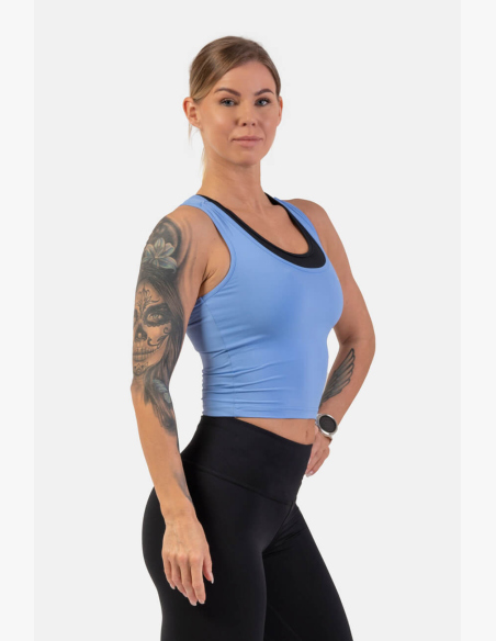 NEBBIA • Športové slim-fit crop tielko • NEBBIAshop.sk