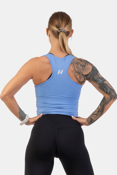 NEBBIA • Sportovní slim-fit crop tílko • NEBBIAshop.cz 2