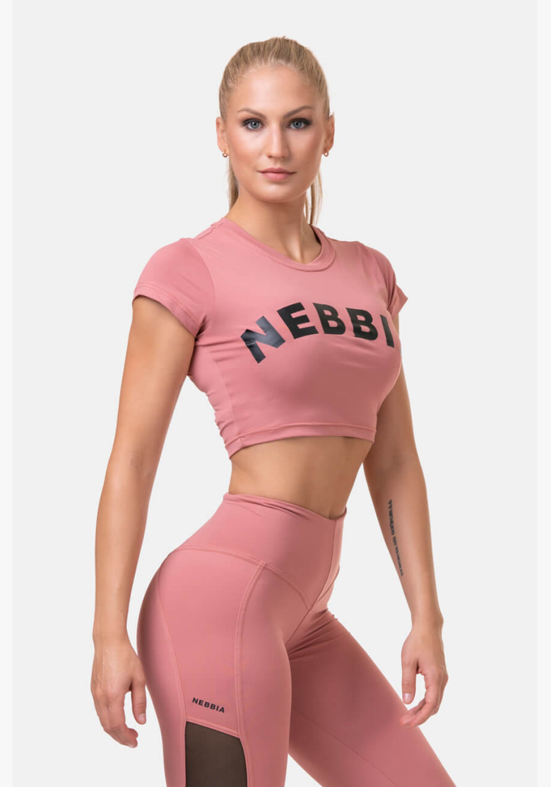 NEBBIA • Crop top Sporty HERO con maniche corte • NEBBIAshop.it NEBBIA • Crop top Sporty HERO con maniche corte • NEBBIAshop.it
