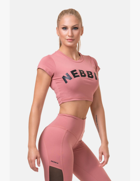 NEBBIA • Sporty HERO crop top s krátkym rukávom • NEBBIAshop.sk