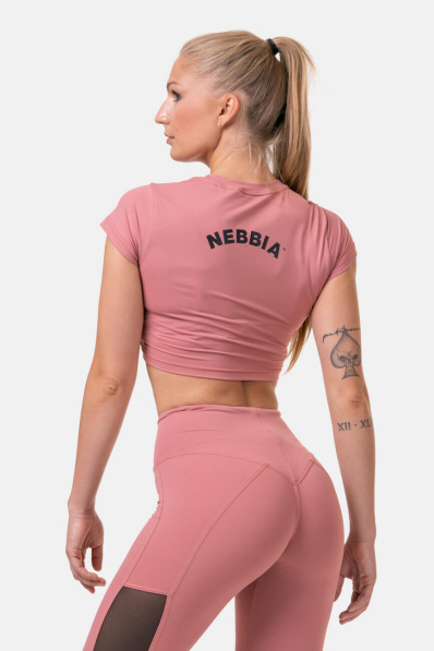 NEBBIA • Sporty HERO crop top s krátkym rukávom • NEBBIAshop.sk 2