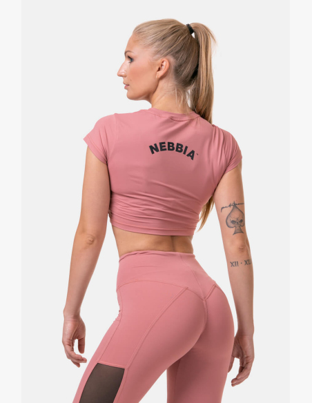 NEBBIA • Sporty HERO crop top s krátkym rukávom • NEBBIAshop.sk