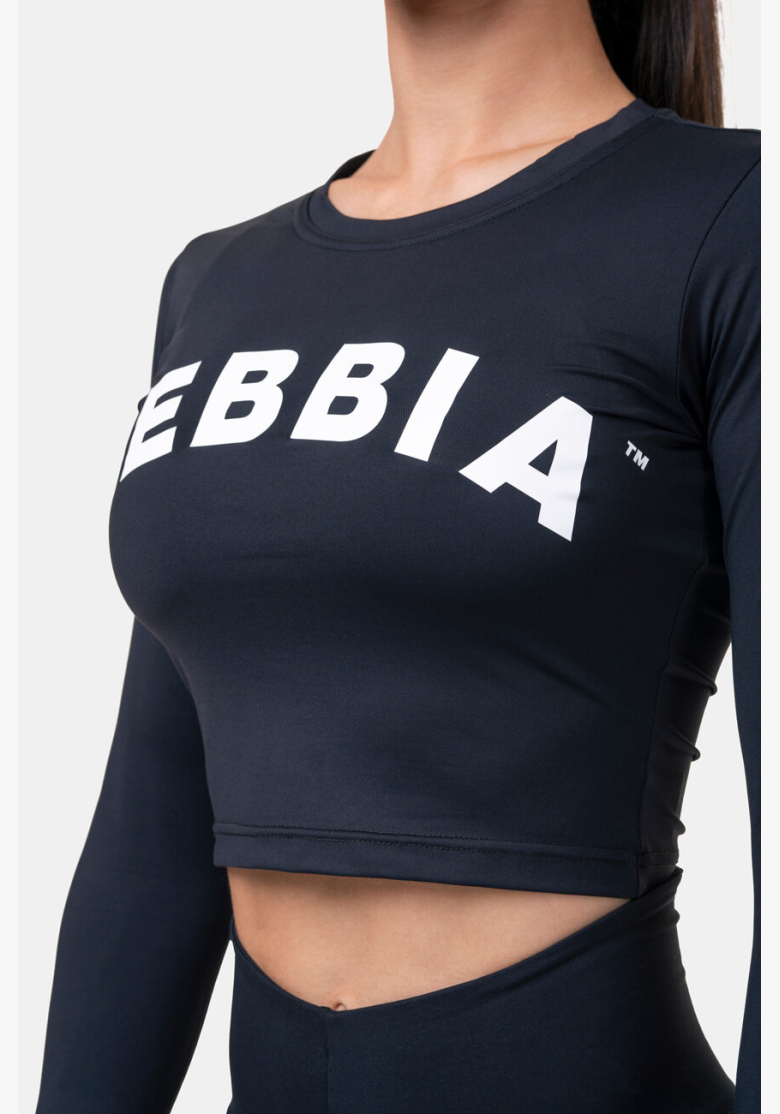 NEBBIA • Sporty HERO crop top a maniche lunghe • NEBBIAshop.cz NEBBIA • Sporty HERO crop top a maniche lunghe • NEBBIAshop.cz