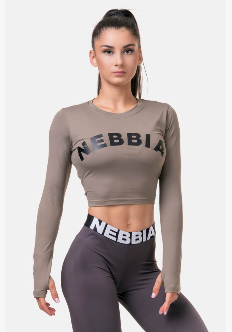 NEBBIA • Sporty HERO crop top s dlhým rukávom • NEBBIAshop.sk NEBBIA • Sporty HERO crop top s dlhým rukávom • NEBBIAshop.sk