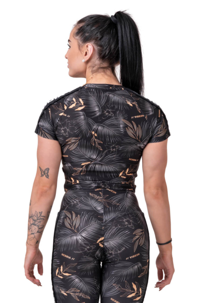 NEBBIA • Crop Top Active Čierna • NEBBIAshop.sk 2