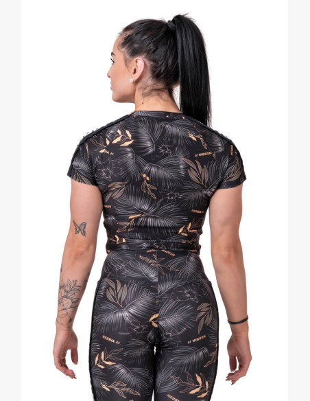 NEBBIA • Crop Top Active Čierna • NEBBIAshop.sk