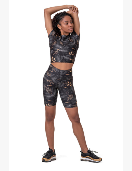 NEBBIA • Crop Top Active Čierna • NEBBIAshop.sk