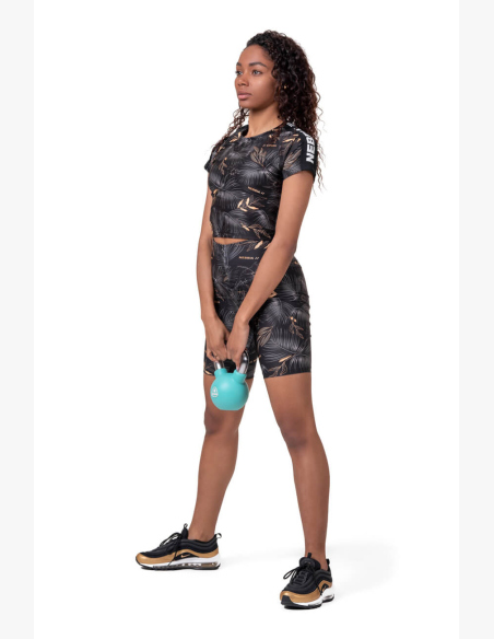 NEBBIA • Crop Top Active Čierna • NEBBIAshop.sk