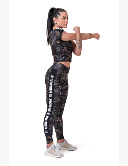 NEBBIA • Crop Top Active Čierna • NEBBIAshop.sk