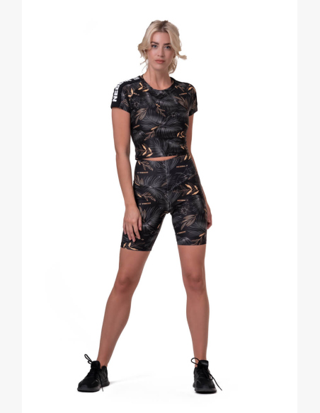 NEBBIA • Crop Top Active Čierna • NEBBIAshop.sk