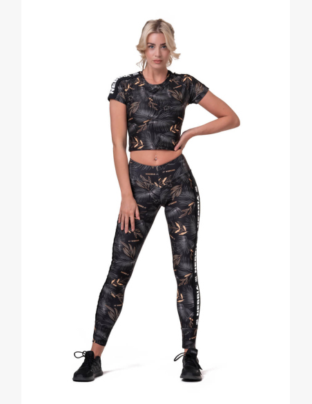 NEBBIA • Crop Top Active Čierna • NEBBIAshop.sk