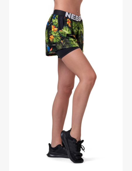 NEBBIA • Vysokoenergetické Double Layer šortky • NEBBIAshop.cz