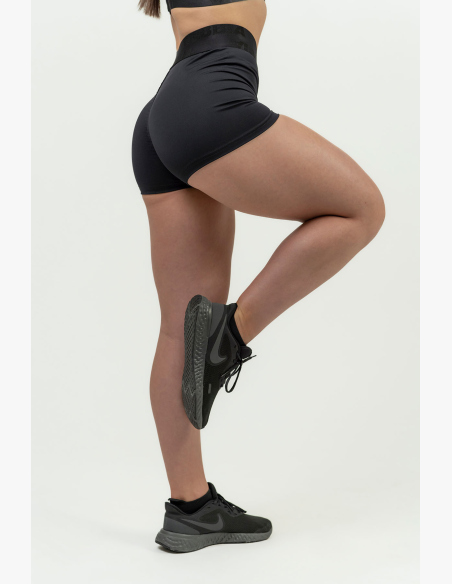 NEBBIA • Pantaloni corti compressivi da donna con vita alta INTENSE • NEBBIAshop.it