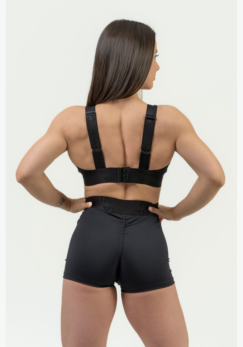 NEBBIA • Pantaloni corti compressivi da donna con vita alta INTENSE • NEBBIAshop.it NEBBIA • Pantaloni corti compressivi da donna con vita alta INTENSE • NEBBIAshop.it