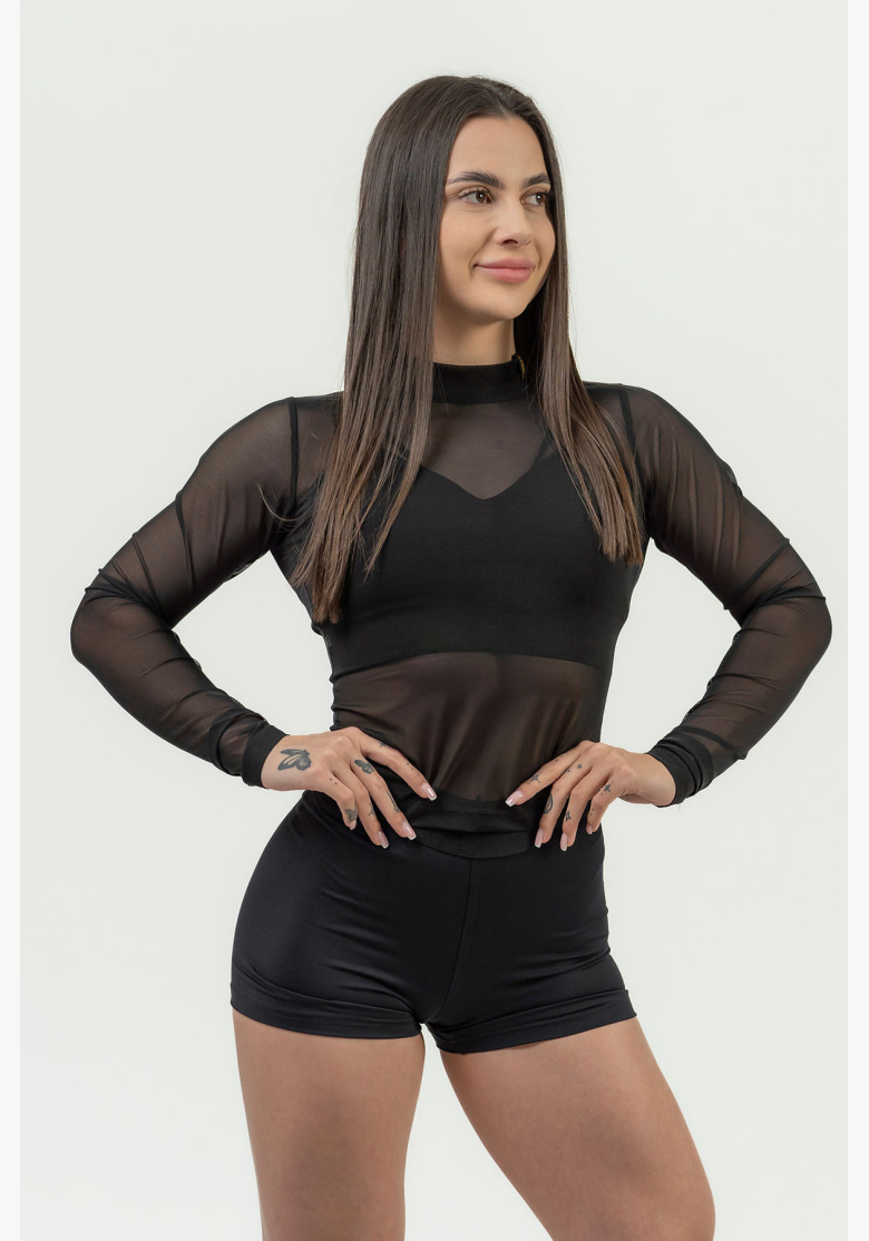 NEBBIA • Pantaloni corti compressivi da donna con vita alta INTENSE • NEBBIAshop.it NEBBIA • Pantaloni corti compressivi da donna con vita alta INTENSE • NEBBIAshop.it