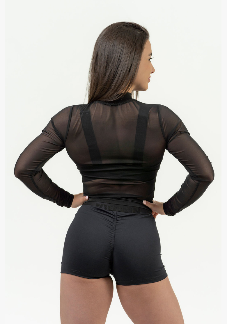 NEBBIA • Pantaloni corti compressivi da donna con vita alta INTENSE • NEBBIAshop.it NEBBIA • Pantaloni corti compressivi da donna con vita alta INTENSE • NEBBIAshop.it