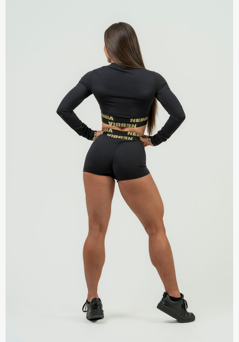 NEBBIA • Pantaloni corti da donna a compressione con vita alta INTENSE • NEBBIAshop.cz NEBBIA • Pantaloni corti da donna a compressione con vita alta INTENSE • NEBBIAshop.cz