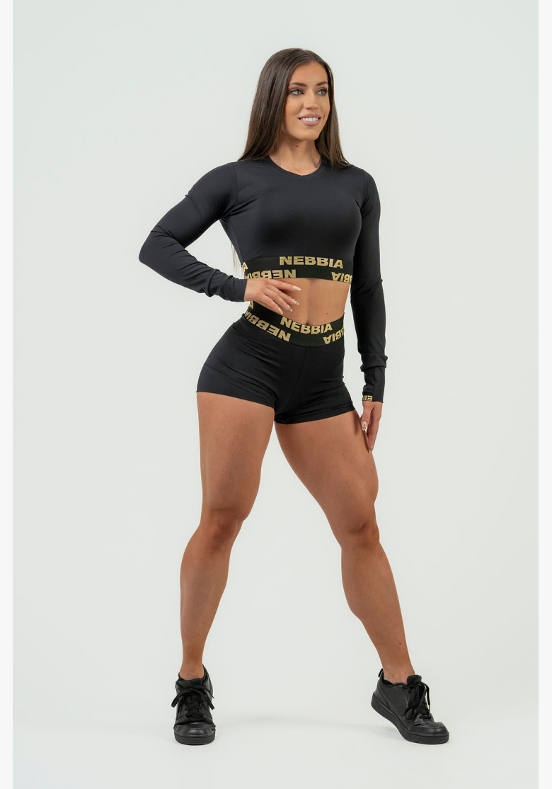 NEBBIA • Pantaloni corti da donna a compressione con vita alta INTENSE • NEBBIAshop.cz NEBBIA • Pantaloni corti da donna a compressione con vita alta INTENSE • NEBBIAshop.cz