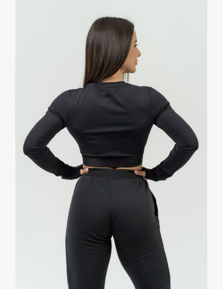 NEBBIA • Women's long sleeve crop top NEBBIA INTENSE Perform • NEBBIAshop.cz