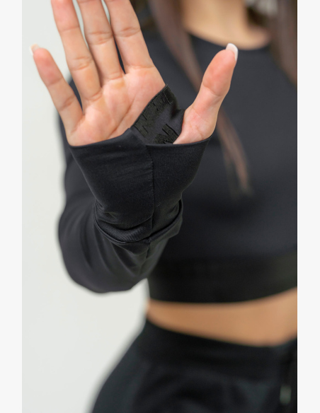 NEBBIA • Crop top da donna con maniche lunghe NEBBIA INTENSE Perform • NEBBIAshop.cz
