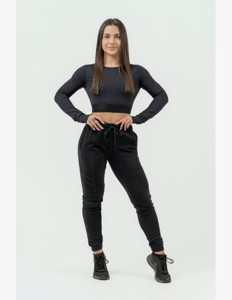 NEBBIA • Women's long sleeve crop top NEBBIA INTENSE Perform • NEBBIAshop.cz