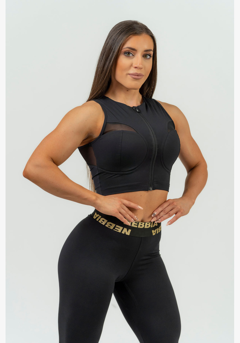 NEBBIA • Dámsky crop top INTENSE Mesh • NEBBIAshop.sk NEBBIA • Dámsky crop top INTENSE Mesh • NEBBIAshop.sk