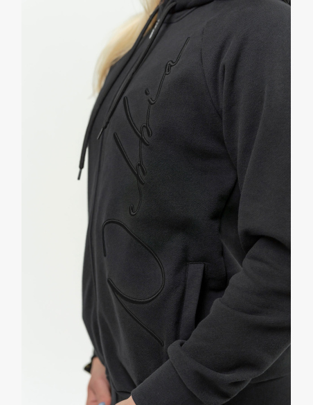 NEBBIA • Felpa sportiva da donna con cappuccio INTENSE Signature • NEBBIAshop.it