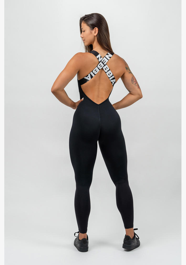 NEBBIA • Športový overal GYM RAT čierna • Nebshop.sk NEBBIA • Športový overal GYM RAT čierna • Nebshop.sk