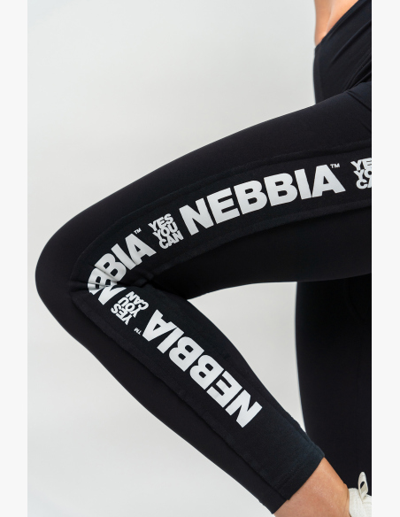 NEBBIA • Legíny s vysokým pásom ICONIC čierna • Nebshop.sk