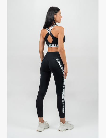 NEBBIA • Legíny s vysokým pásom ICONIC čierna • Nebshop.sk