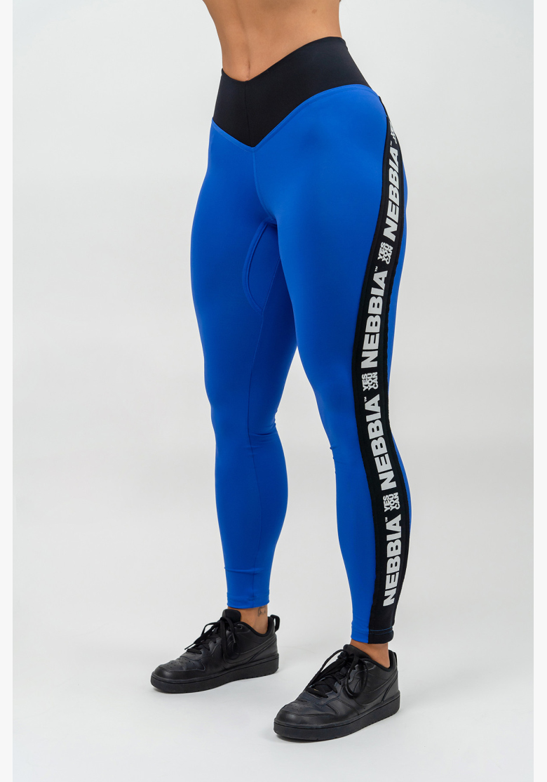 NEBBIA • Leggings a vita alta ICONIC blu • Nebshop.it NEBBIA • Leggings a vita alta ICONIC blu • Nebshop.it