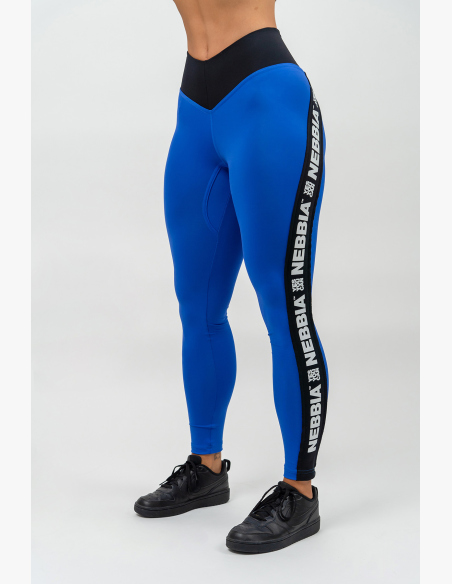 NEBBIA • Leggings a vita alta ICONIC blu • Nebshop.it