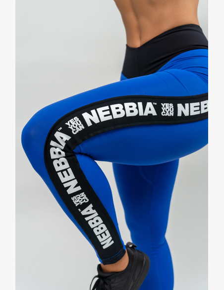 NEBBIA • Leggings a vita alta ICONIC blu • Nebshop.it