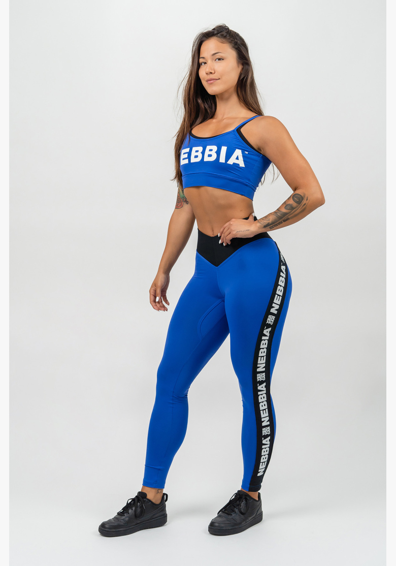 NEBBIA • Leggings a vita alta ICONIC blu • Nebshop.it NEBBIA • Leggings a vita alta ICONIC blu • Nebshop.it