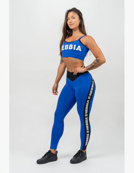 NEBBIA • Leggings a vita alta ICONIC blu • Nebshop.it