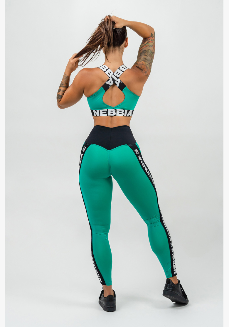 NEBBIA • Legíny s vysokým pasem ICONIC zelená • Nebshop.sk NEBBIA • Legíny s vysokým pasem ICONIC zelená • Nebshop.sk